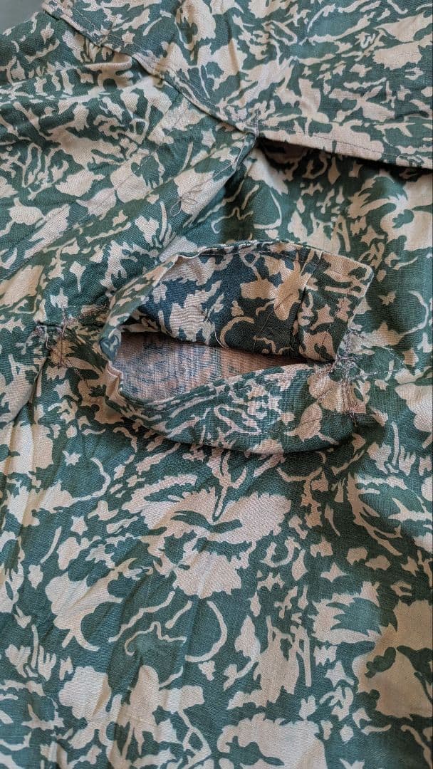 [ルーマニア軍] 50s デッド リーフカモ スナイパー スモック パンツ