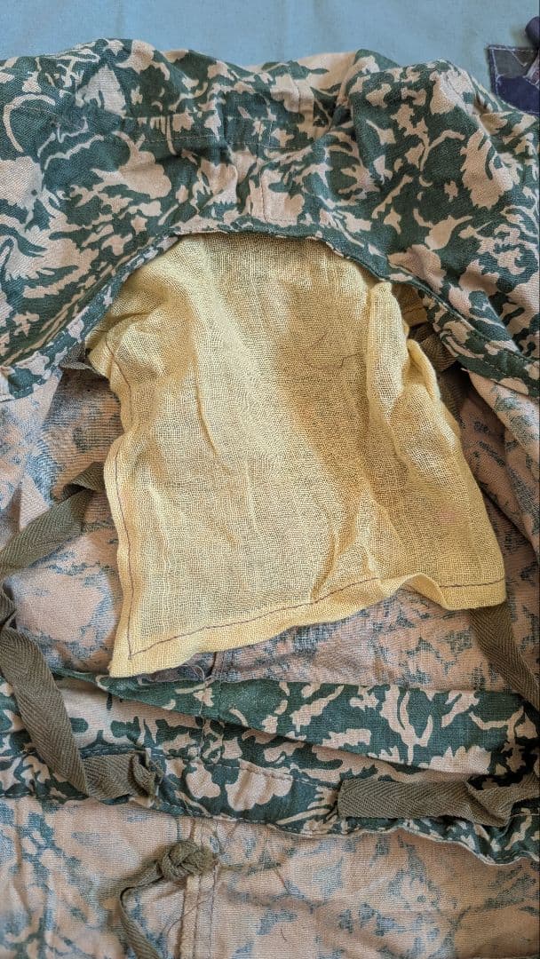 [ルーマニア軍] 50s デッド リーフカモ スナイパー スモック パンツ