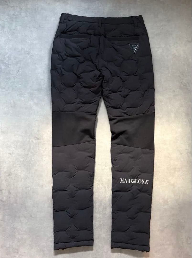 美品 ★ MARK&LONA ダウンパンツ 防寒 冬 マーク&ロナ 黒 正規品