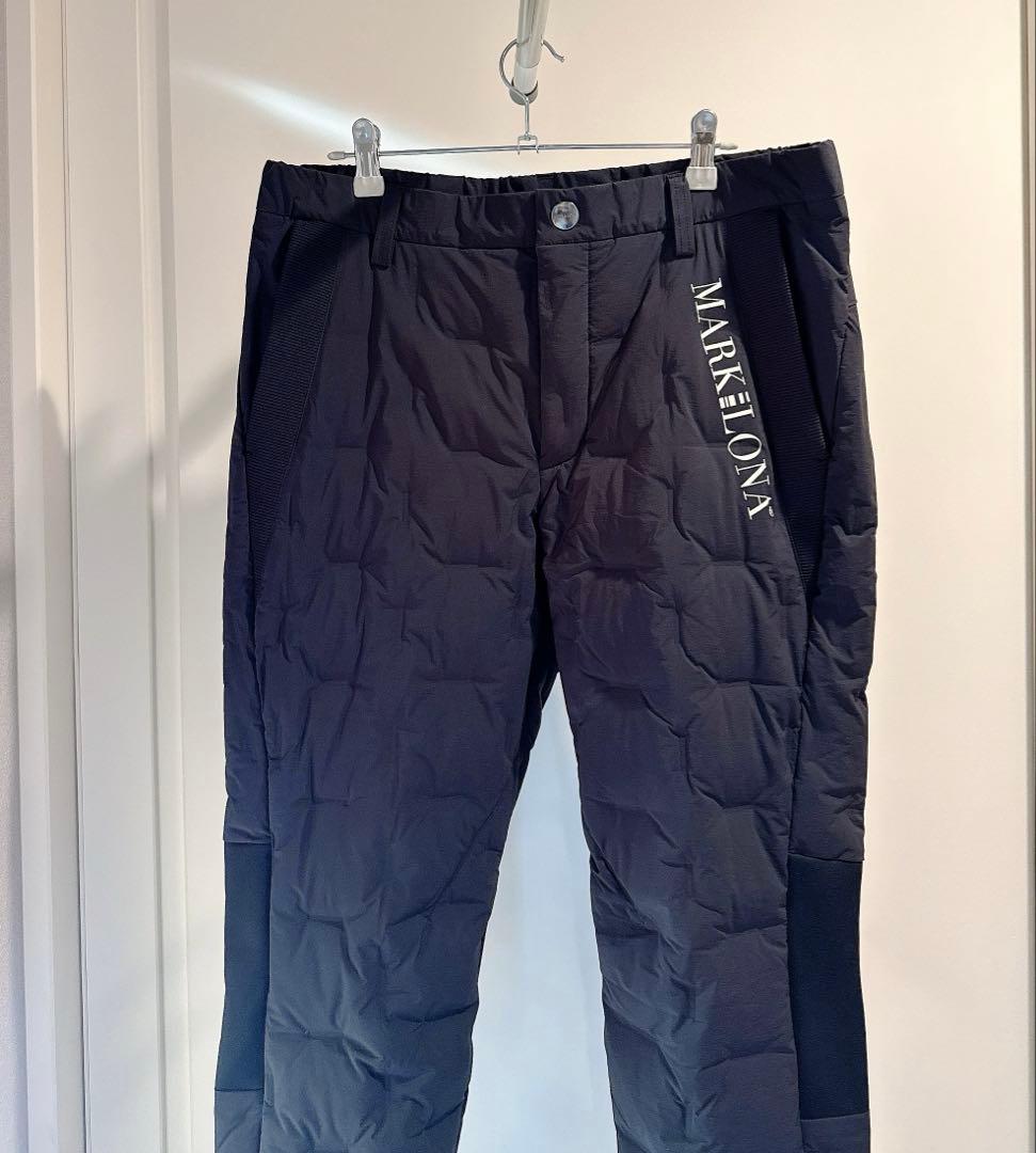 美品 ★ MARK&LONA ダウンパンツ 防寒 冬 マーク&ロナ 黒 正規品