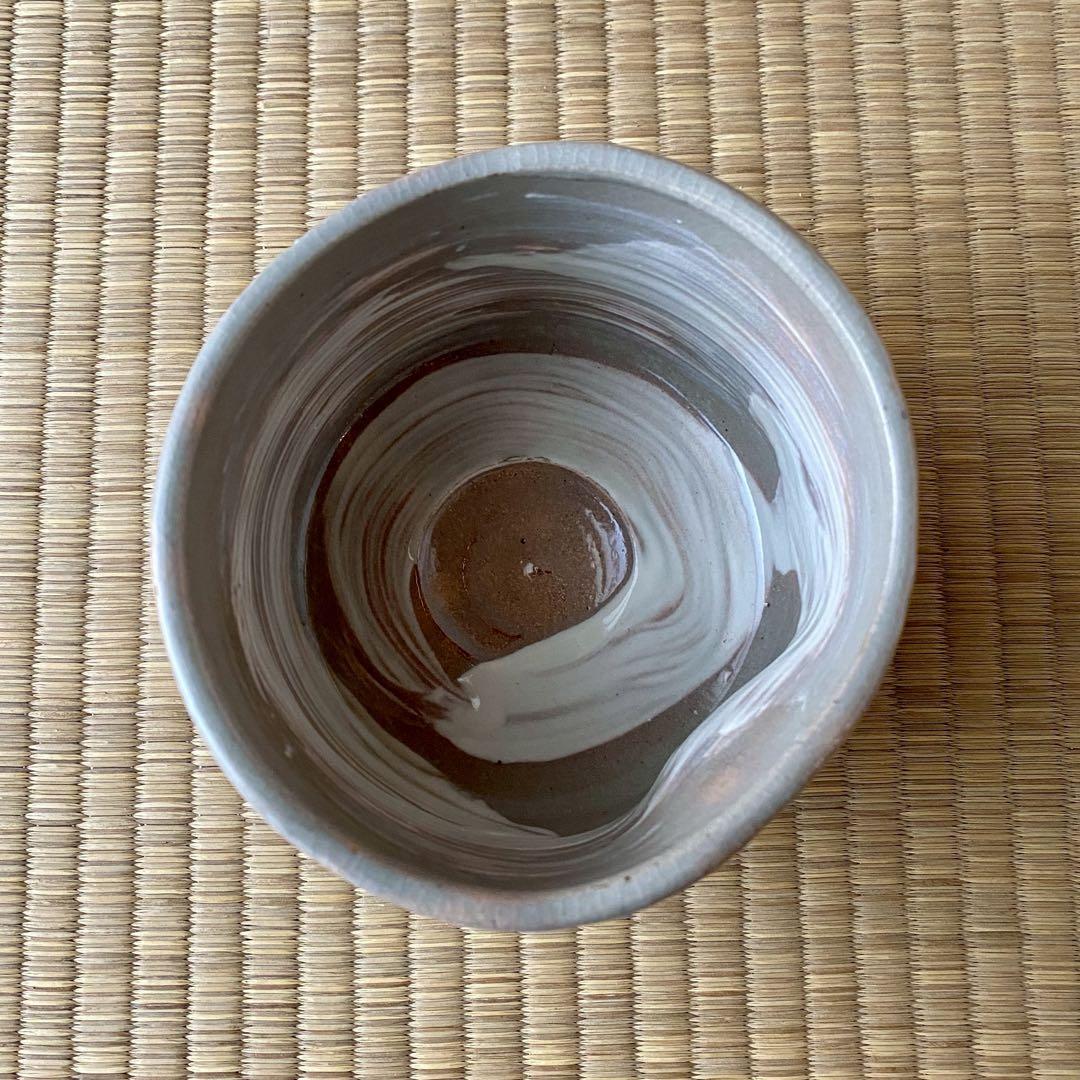 宗徧流 時習軒 細田宗栄 書付 清水久 造 【しのぎ 茶碗】 龍 辰干支 茶道具