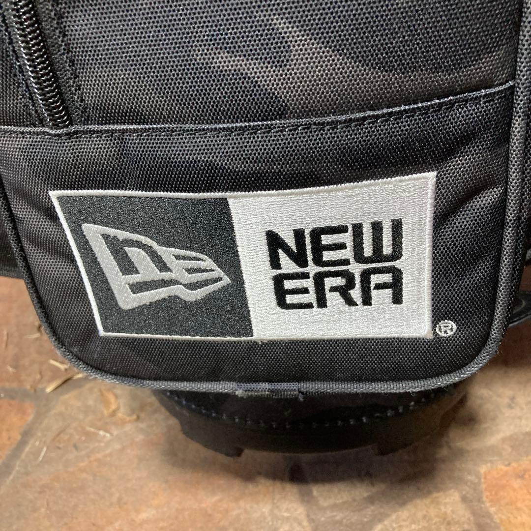 寶BU-1093 ［美品］NEWERA キャディバッグ ブラック 迷彩柄