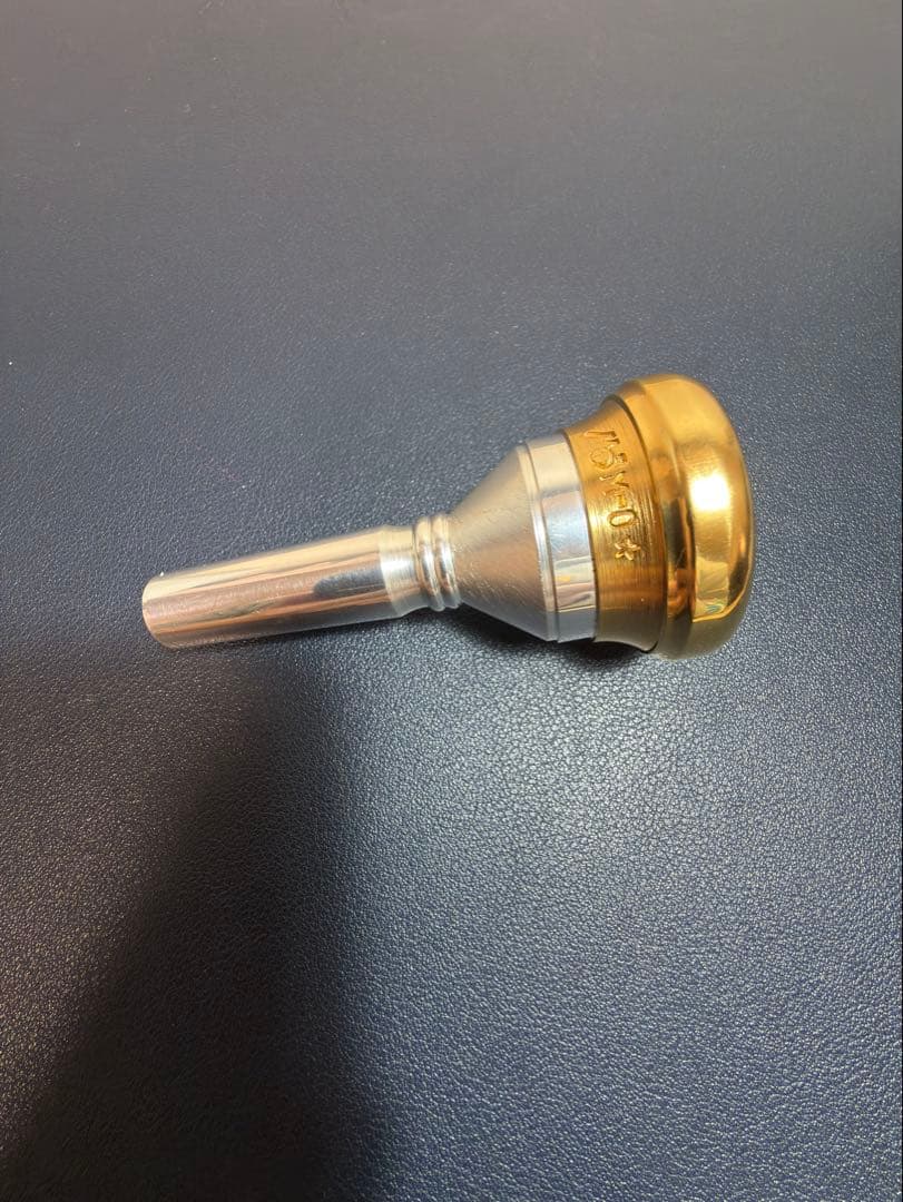 ユーフォニアム　マウスピース　ブラスラボモモ　M-0 インナーゴールド