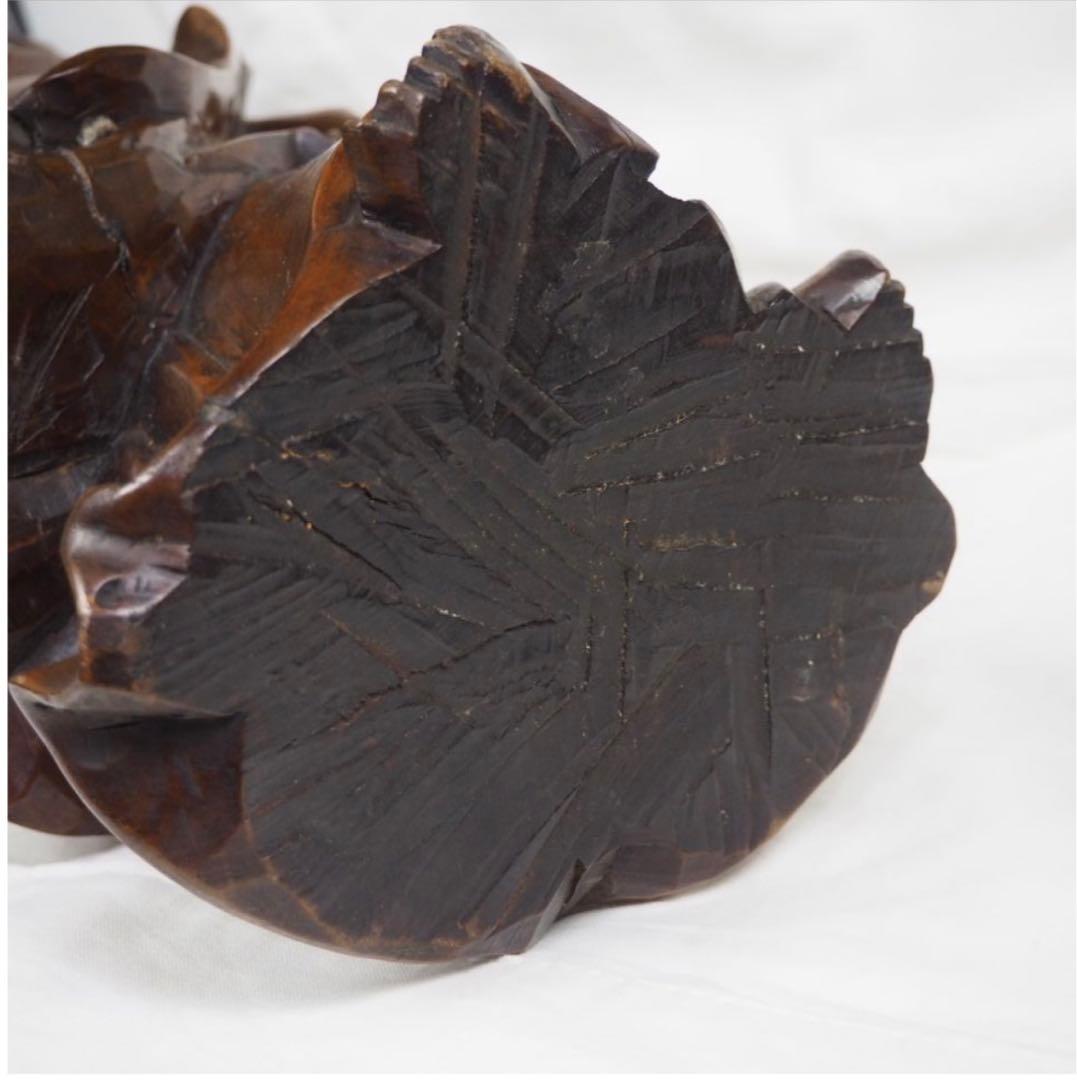 送料無料　明末～清初　龍眼木彫刻観音立像　高さ58ｃｍ