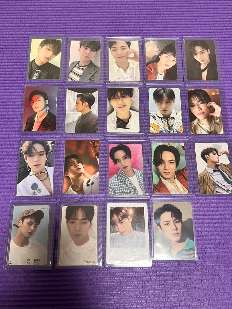 seventeen ミンギュcdトレカ、コンサートトレカ等セット