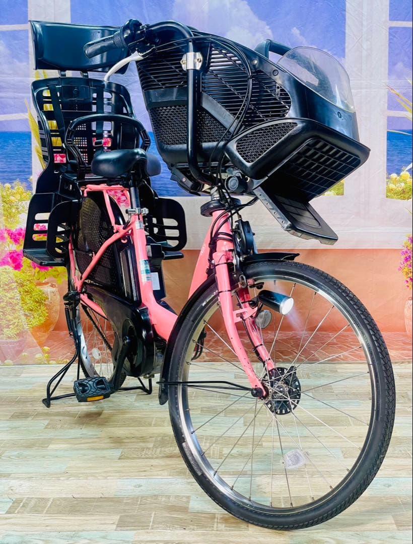 パスキス26インチ⭐️ヤマハ人気モデル！子供乗せ電動アシスト自転車Y3424
