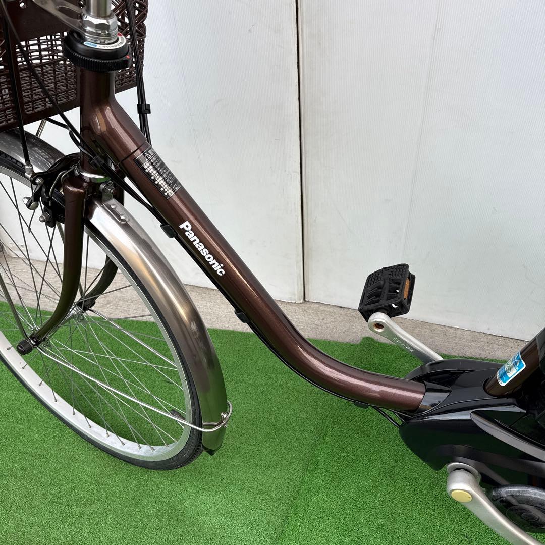 Panasonicパナソニック電動アシスト自転車26インチ8.9Ahブラウン美品