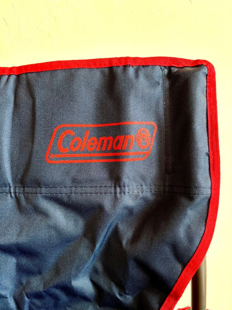 【Coleman】 美品コールマンチェア 2脚セット 青&赤