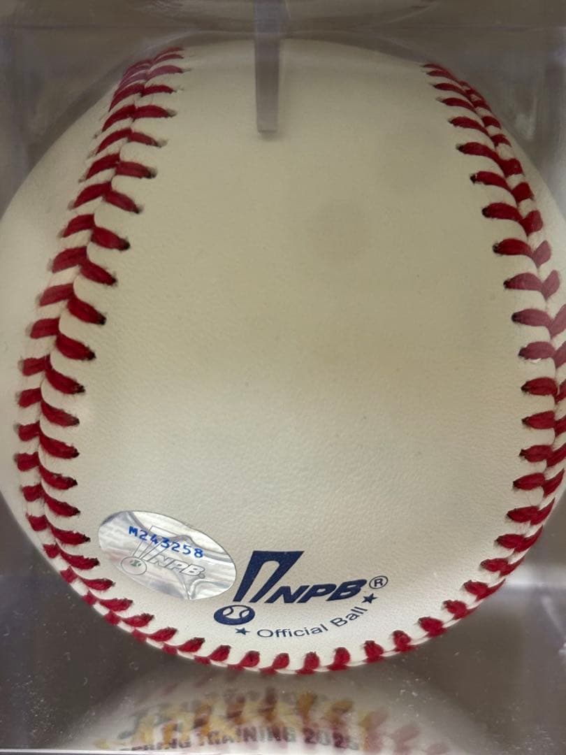 オリックスバファローズ　西野真弘選手　直筆サイン入りボール（NPB球）⭐︎⭐︎