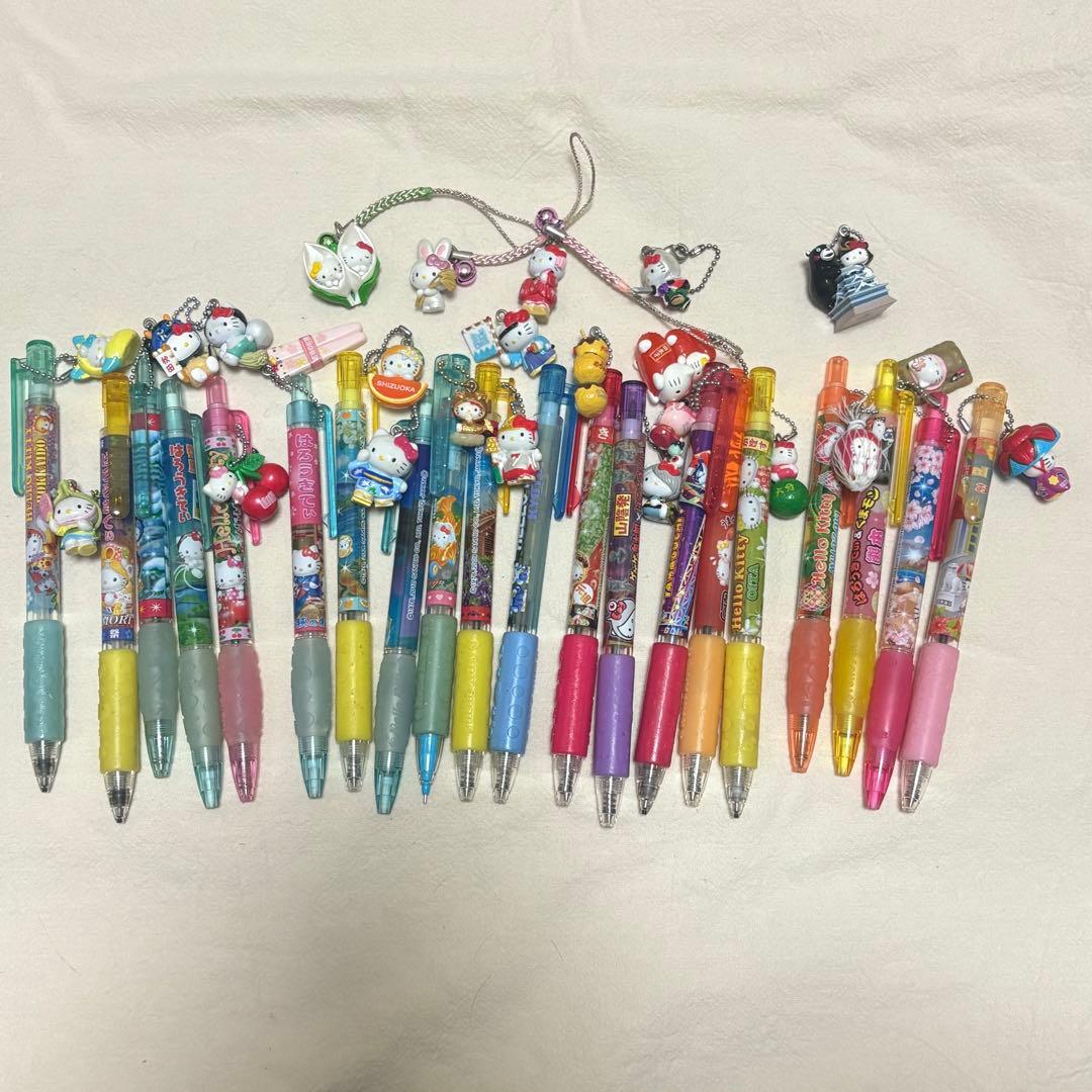 ハローキティ　ご当地キティ　ボールペン　シャープペンシル 20本セット