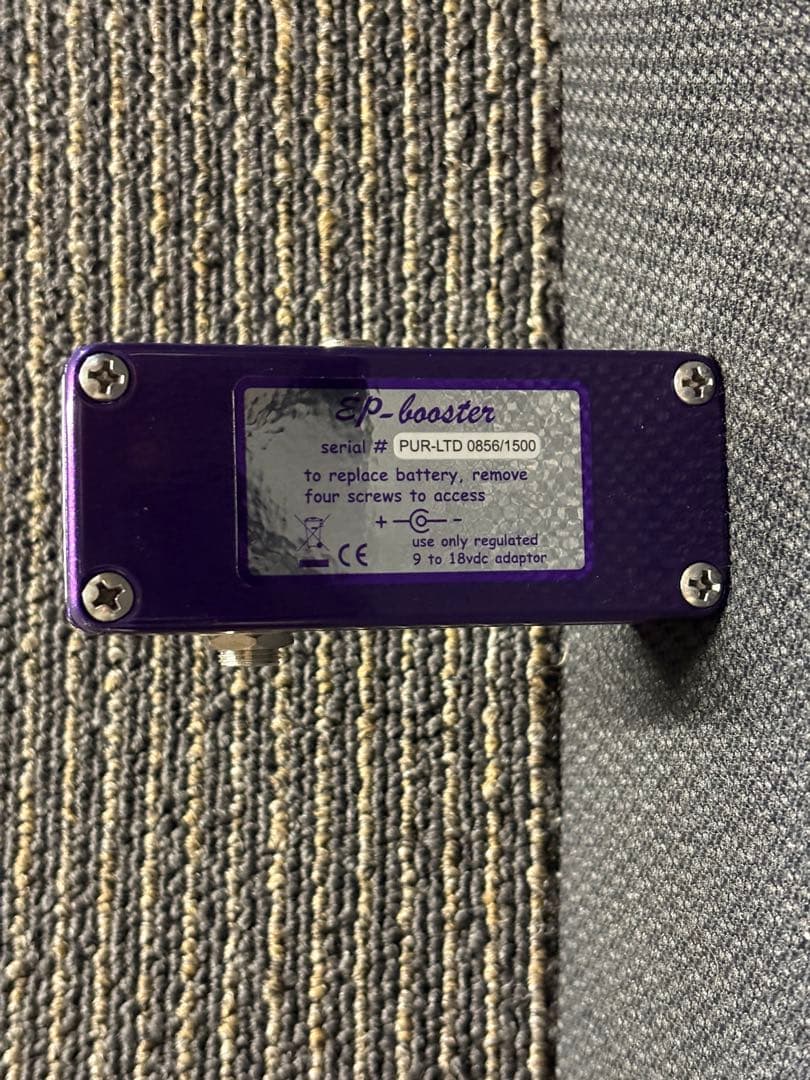 Xotic EP Booster ギターエフェクター　限定品　メタリックパープル