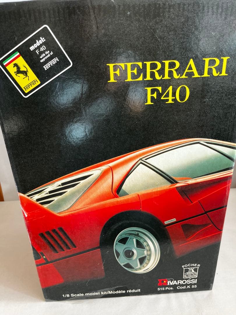 Ferrari F40 1/8 未組み立て品　説明書付き