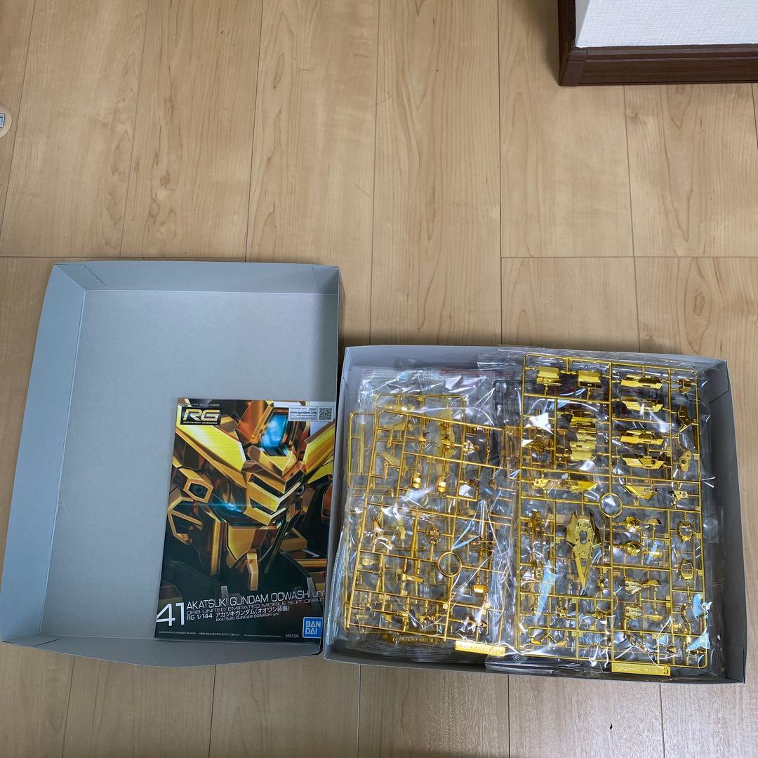 RG リアルグレード　1/144 アカツキガンダム(オオワシ装備)
