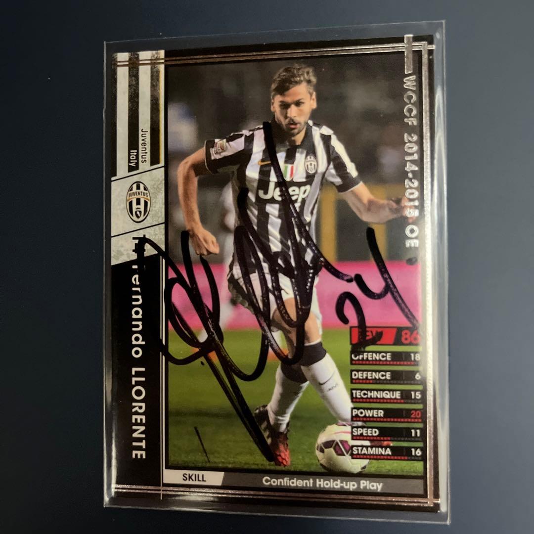 WCCF　ユベントス10選手直筆サイン入りカード