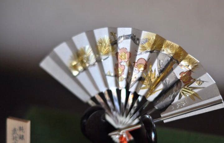 高騰　純銀 シルバー 扇 4.5号 武比古 伝統工芸 定価48600円