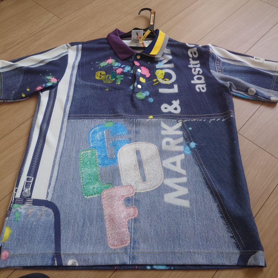 MARK & LONA ポロシャツ デニム調