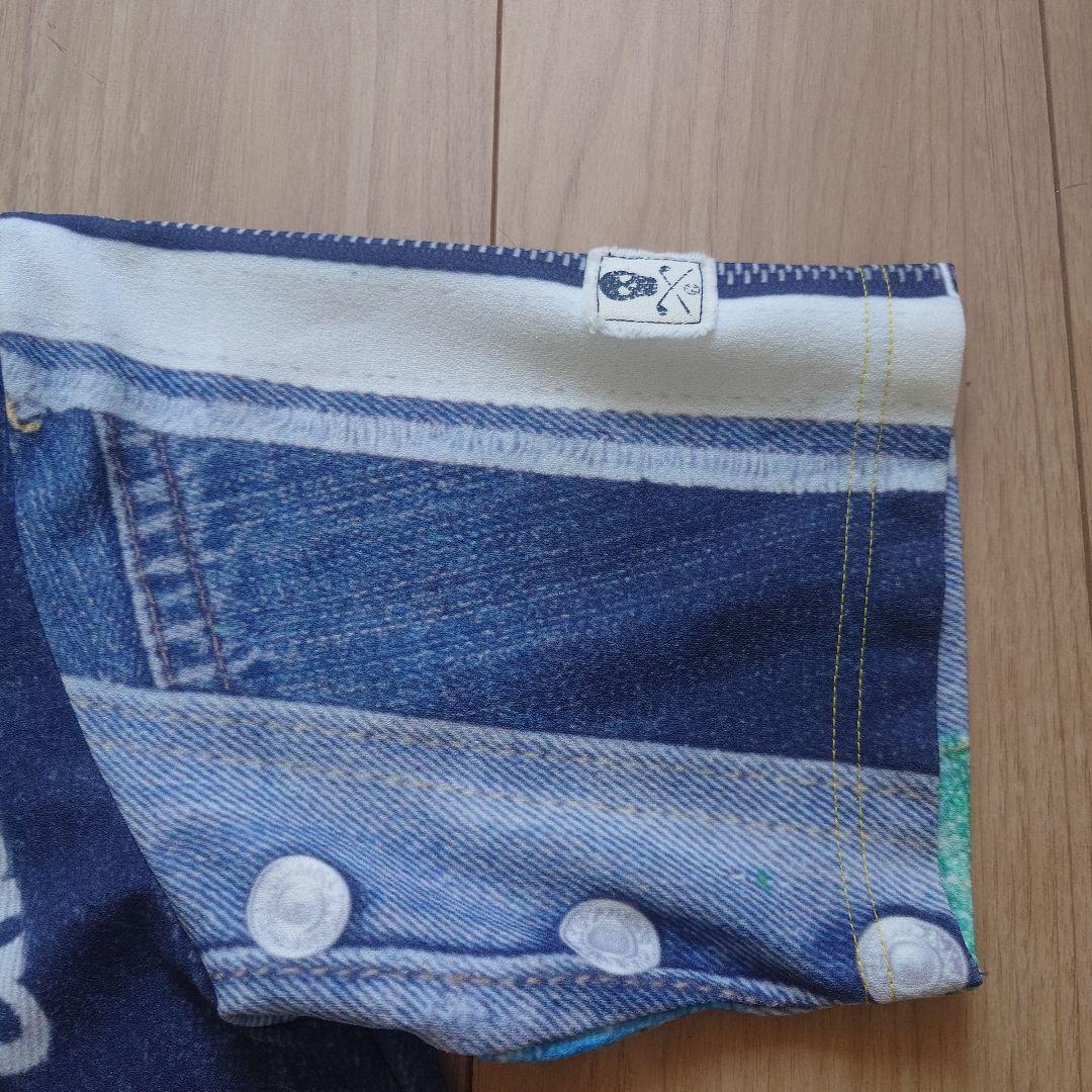 MARK & LONA ポロシャツ デニム調