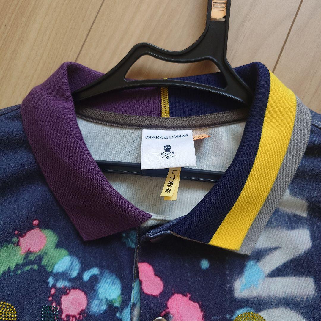 MARK & LONA ポロシャツ デニム調