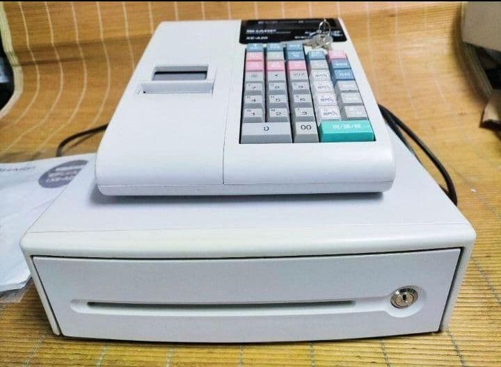 シャープレジスター　XE-A20　店名設定無料ロゴ可能機種　202555