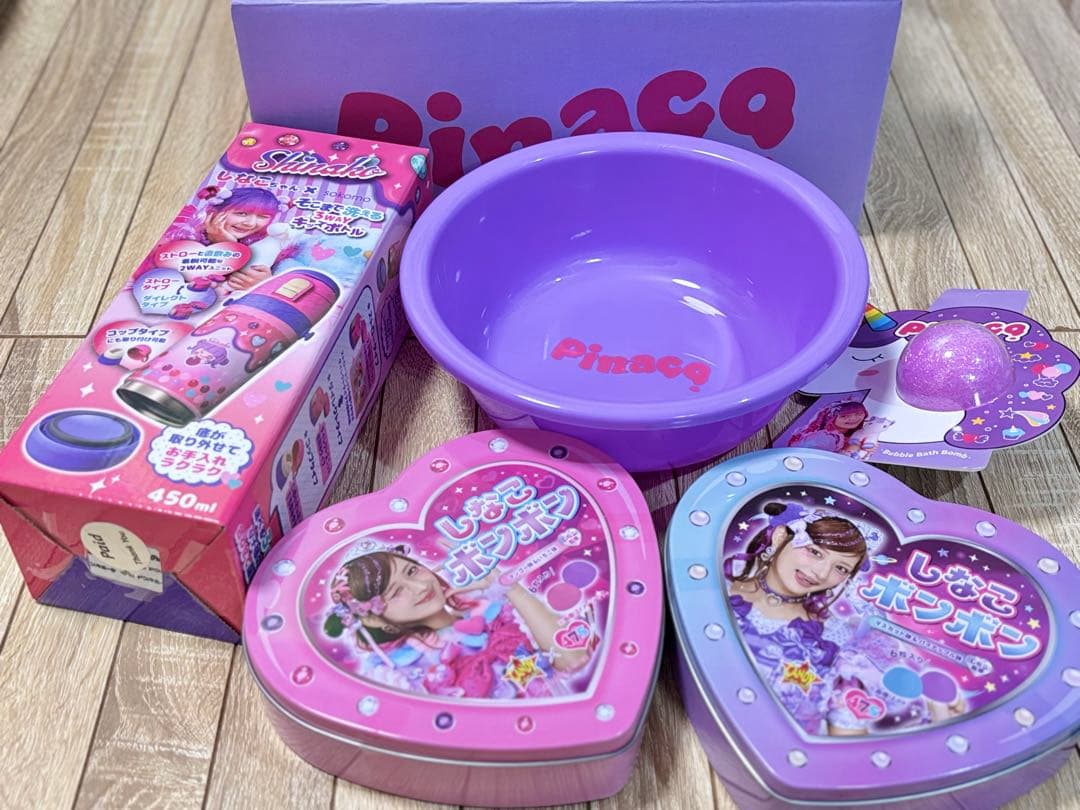 しなこちゃん 詰め合わせセット 水筒 キッズボトルしなこボンボン Pinaco