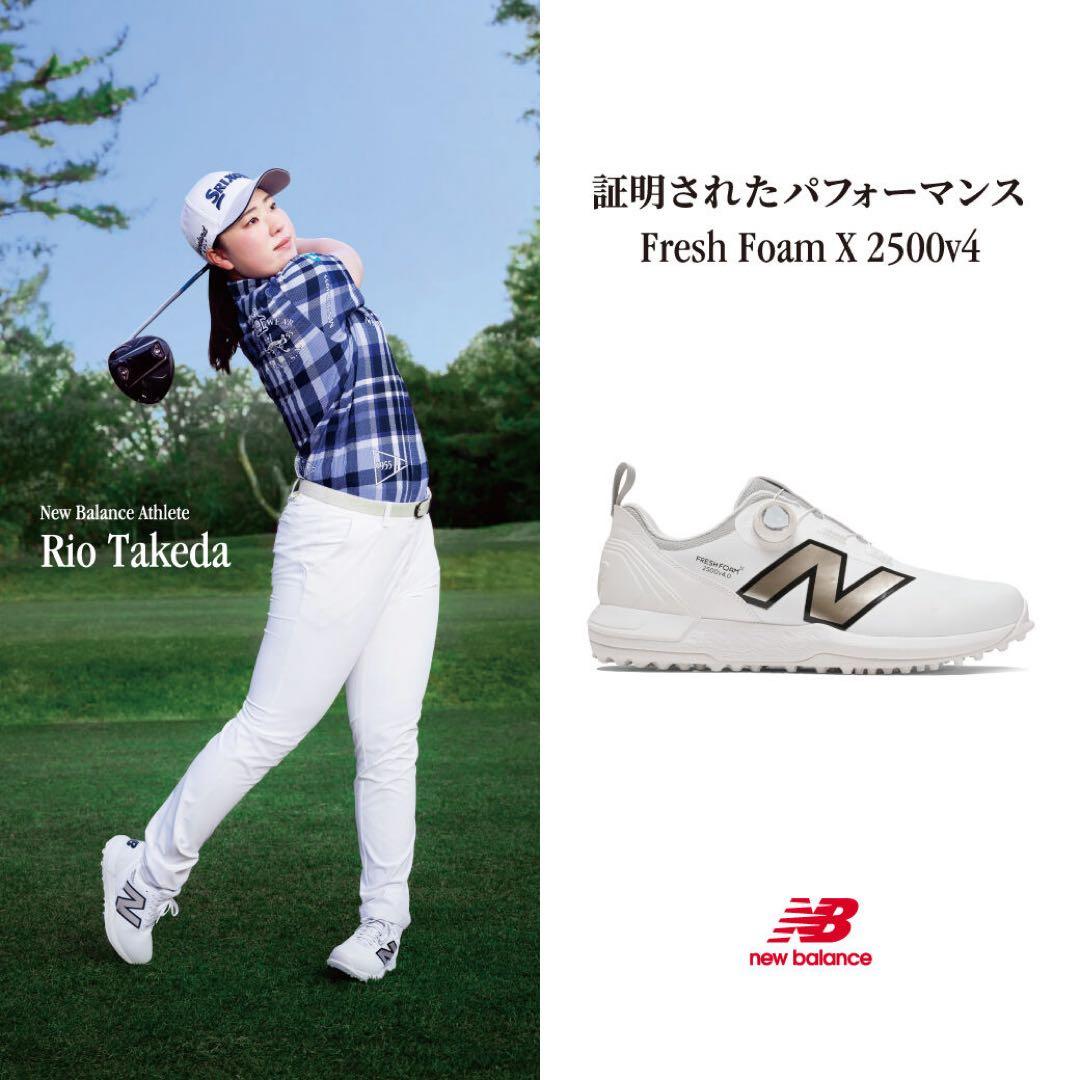 新品未使用ニューバランスゴルフFresh Foam X 2500 v4 BOA®