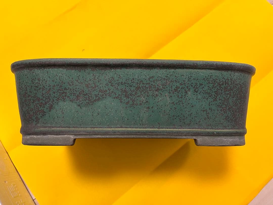 鴻陽鉢　和鉢　長方鉢　盆栽鉢　相羽鴻陽作