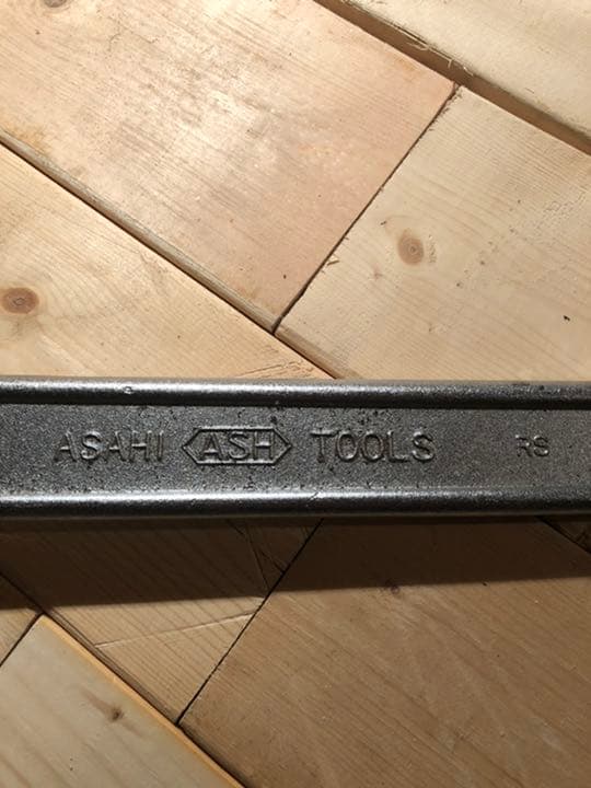 ASHHI ASH TOOLS片口メガネ75mm CHRONE-IANADIUM