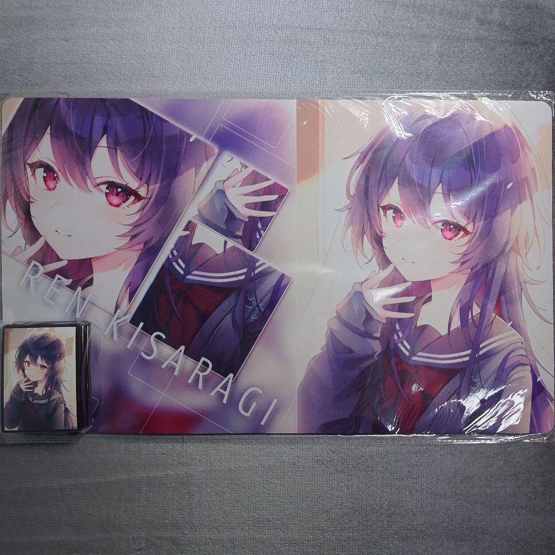 α1 ぶいすぽっ! セーラー服&靡くカーテン 如月れん スリーブ&プレイマット