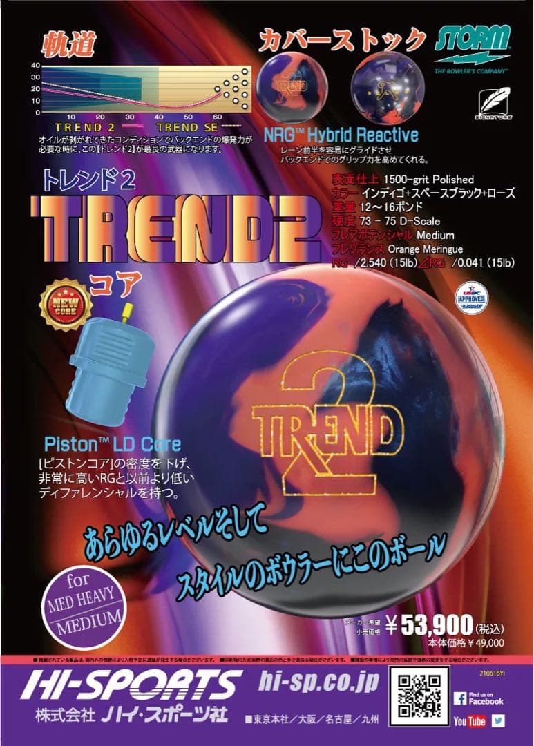 Storm トレンド2 15ポンド