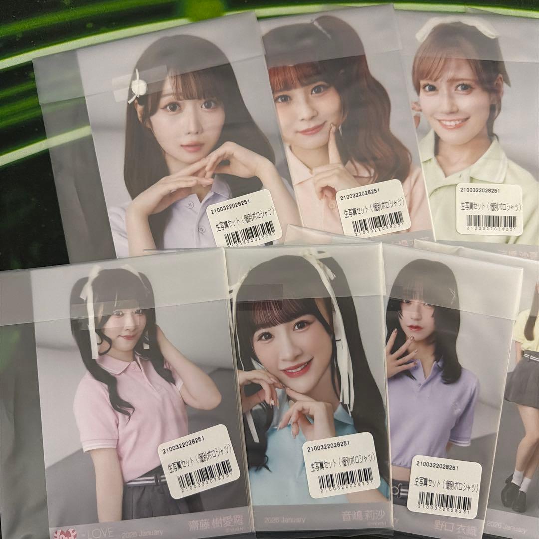 さ*ん様 =LOVE イコラブ 8周年ツアー 生写真 ポロシャツ　10パック