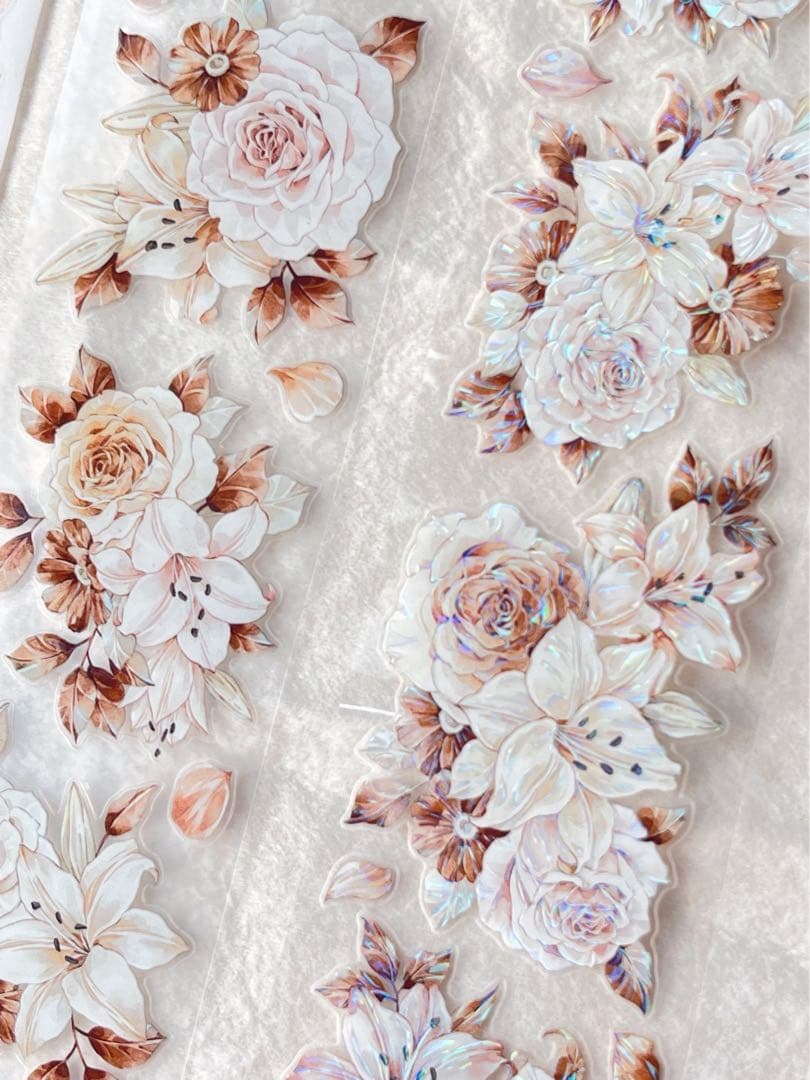 海外マスキングテープ巻売り 秋彗 フラワー花 人物マスキングテープ