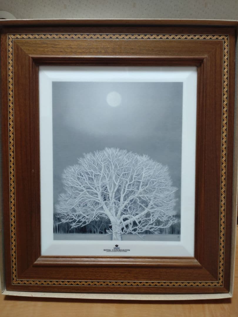 く*に様 東山魁夷 冬華 陶板画 ロイヤルコペンハーゲン 希少品