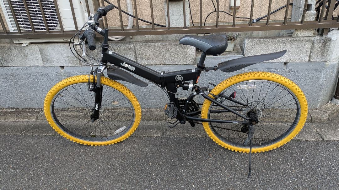 Jeep 折りたたみ マウンテンバイク 26インチ