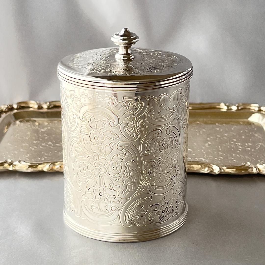 【Barker Ellis】素晴らしいチェイシングのティーキャディー