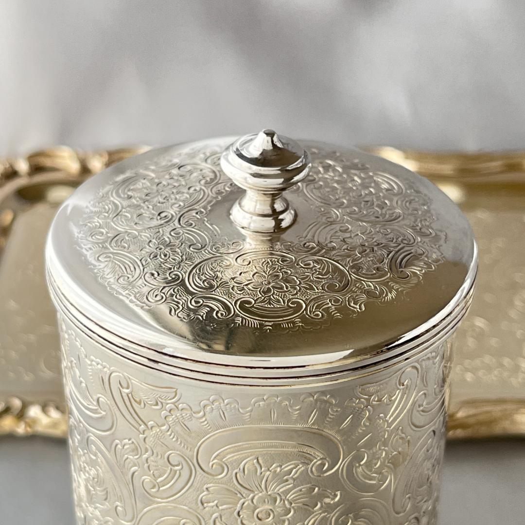 【Barker Ellis】素晴らしいチェイシングのティーキャディー