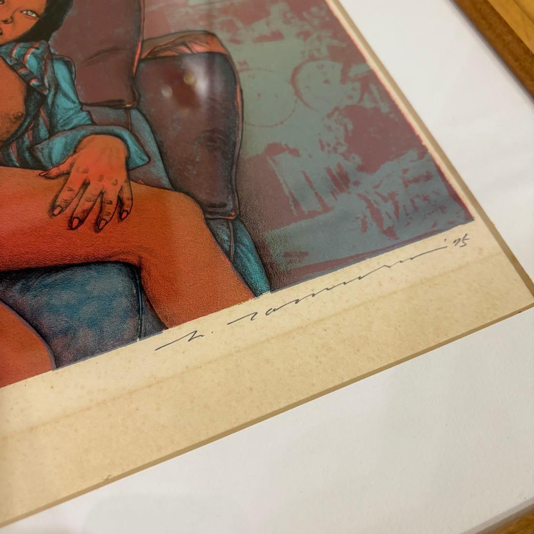 ☆希少☆田村文雄　リトグラフ　版画　　現代アート　untitled 無題