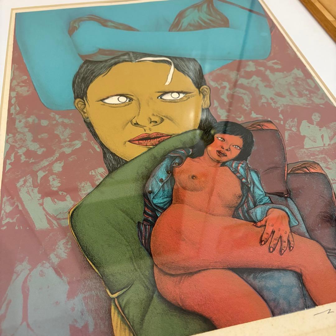 ☆希少☆田村文雄　リトグラフ　版画　　現代アート　untitled 無題