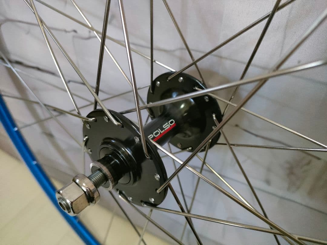 ピスト 競輪 700C ホイール 車輪 X-KEYMET(KINLIN) ブルー