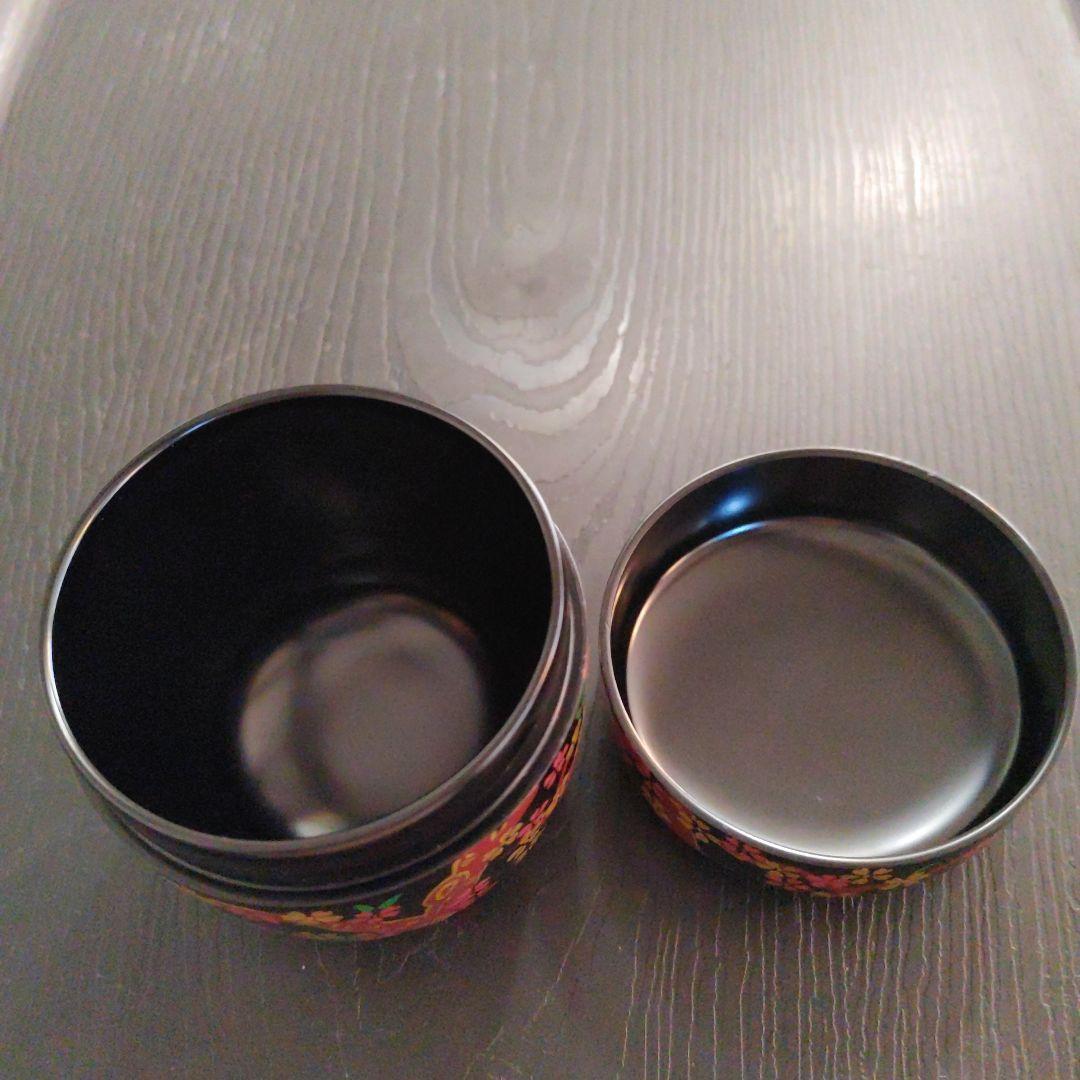 琉球漆器 　桜　茶道具　棗