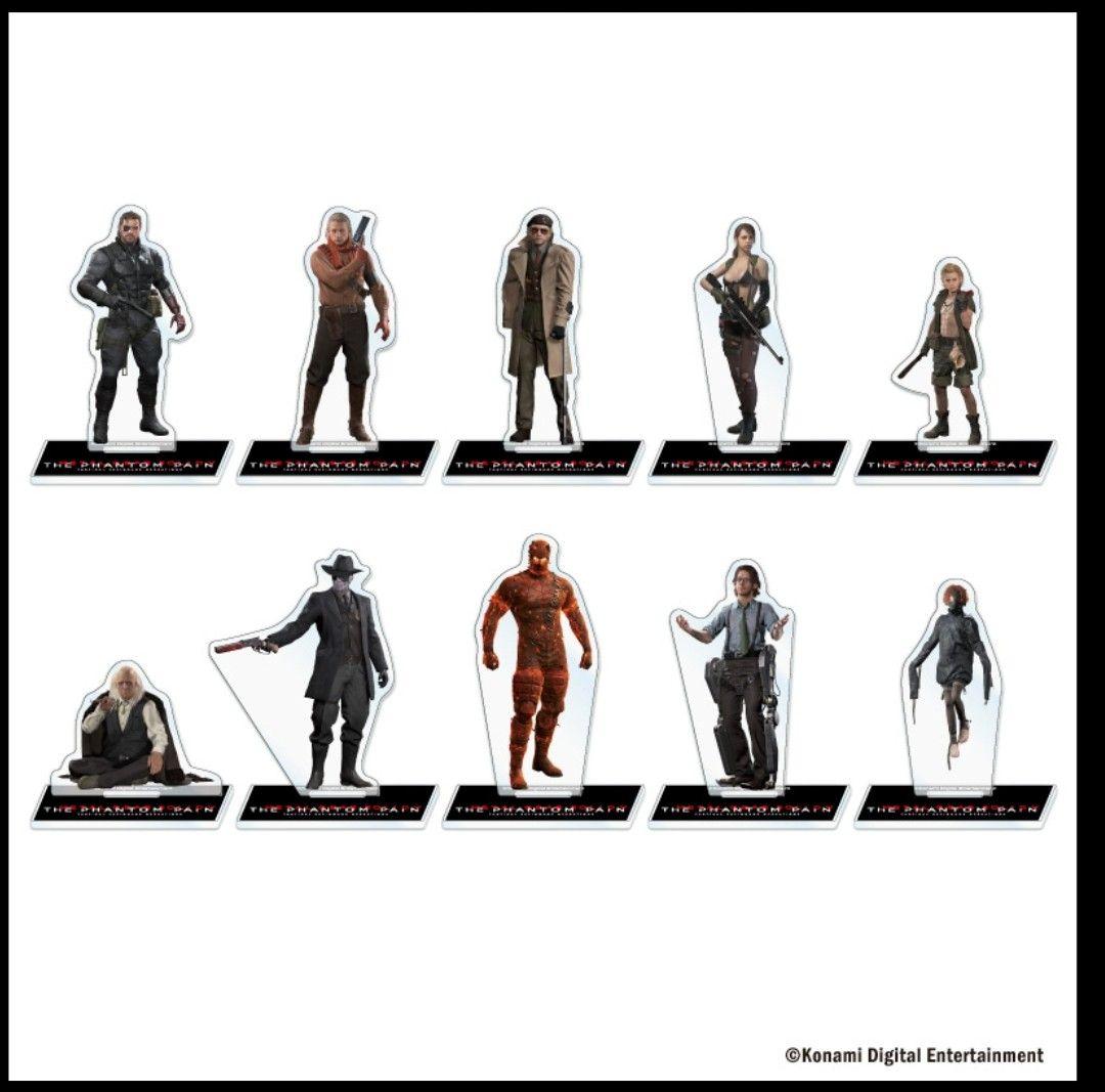 MGS 小島秀夫作品のみ 各10種 アクリルスタンド メタルギアソリッド パルコ