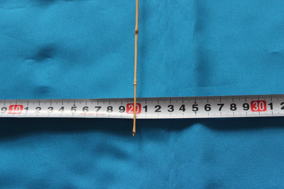ＲNO82　和竿　3本繋ぎ布袋竹　タナゴ　小魚用竿　半製品　後は色塗りだけで完成