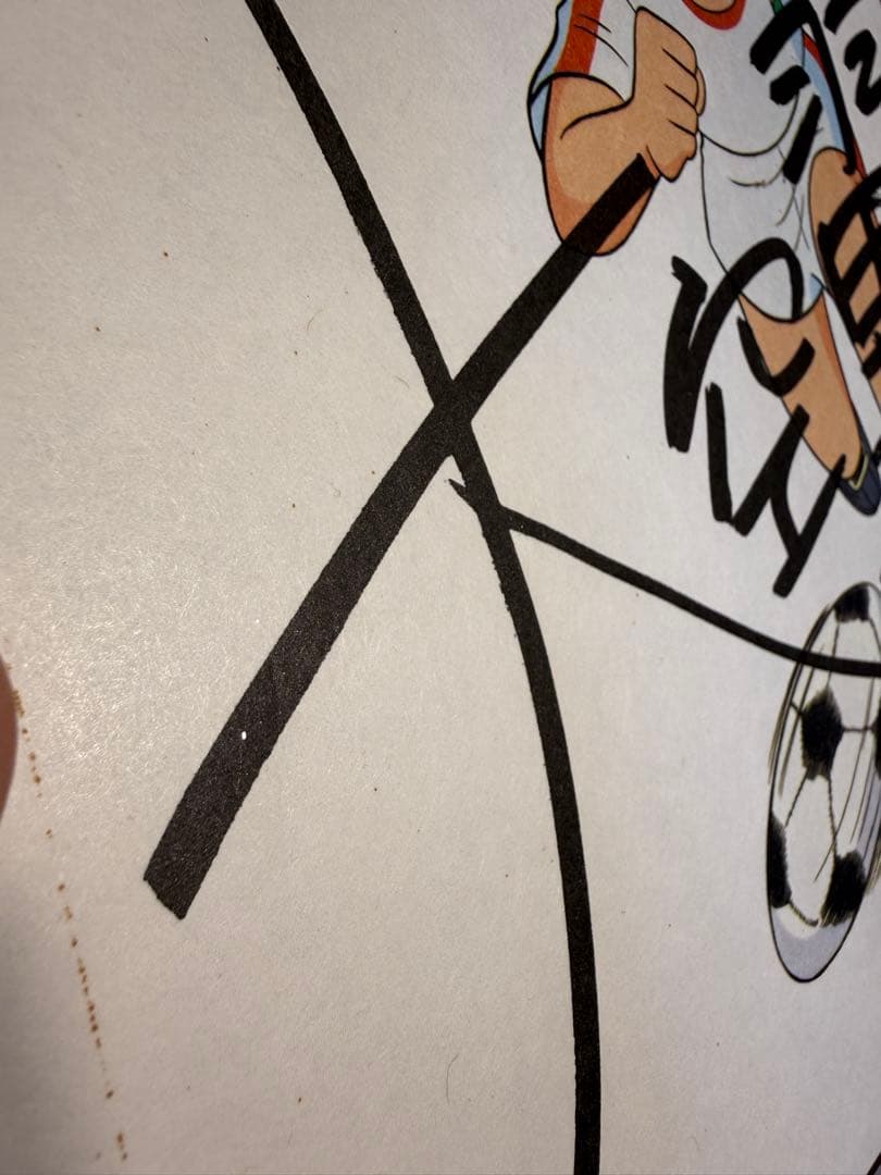 キャプテン翼 高橋陽一 直筆サイン色紙 黄金コンビ　希少　当時物