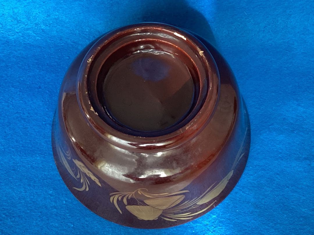 ヴィンテージ　豊楽焼　茶道具　金彩　金継ぎ茶碗　陶芸　漆工芸　江戸後期〜大正