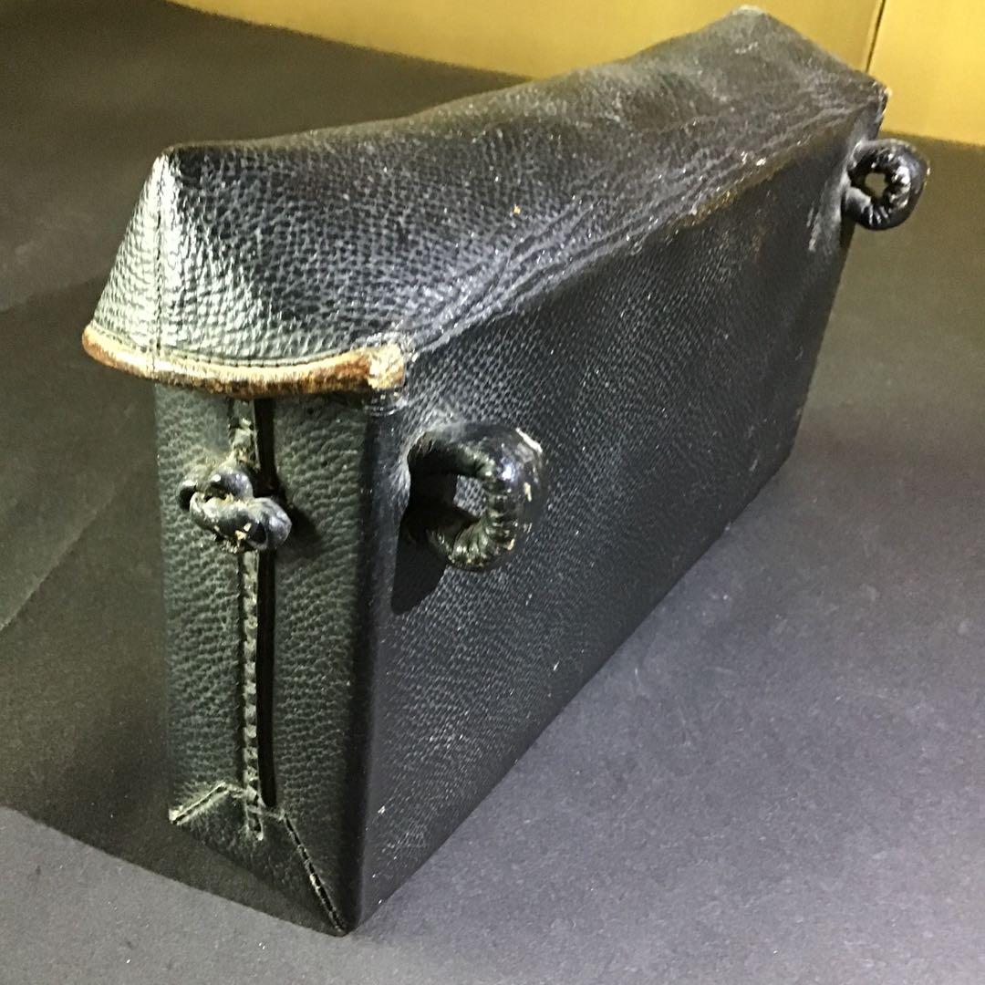 博物館的資料　火縄銃　早合20発玉入れ　弾倉　江戸時代貴重品￼