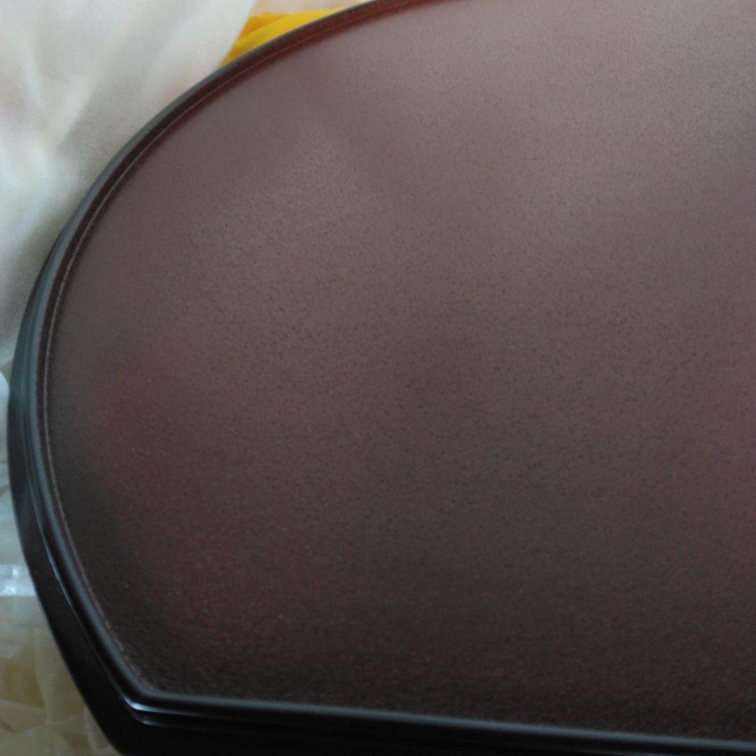 半月盆　輪島塗　五島屋　卓上膳　7客