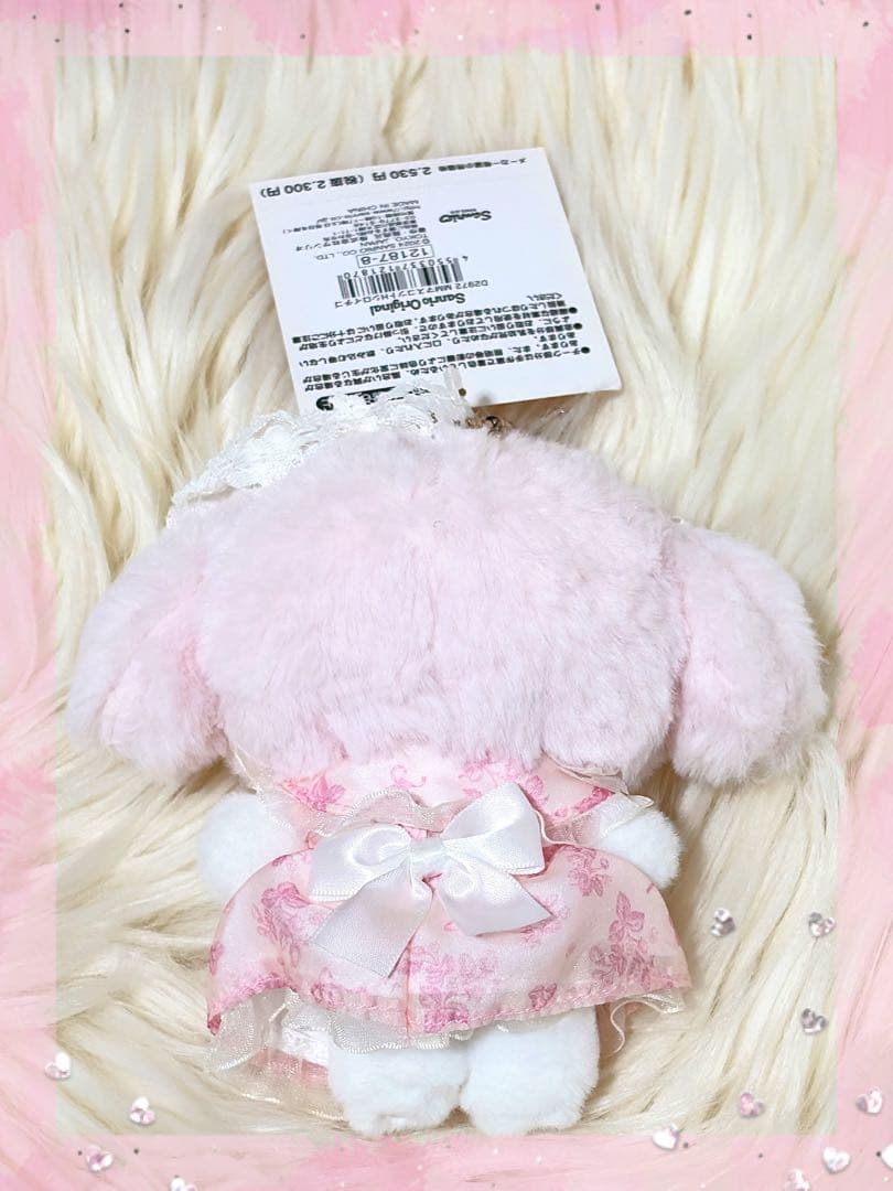 サンリオ マイメロディ 白いちごのティータイム マスコット 新品 バースデー
