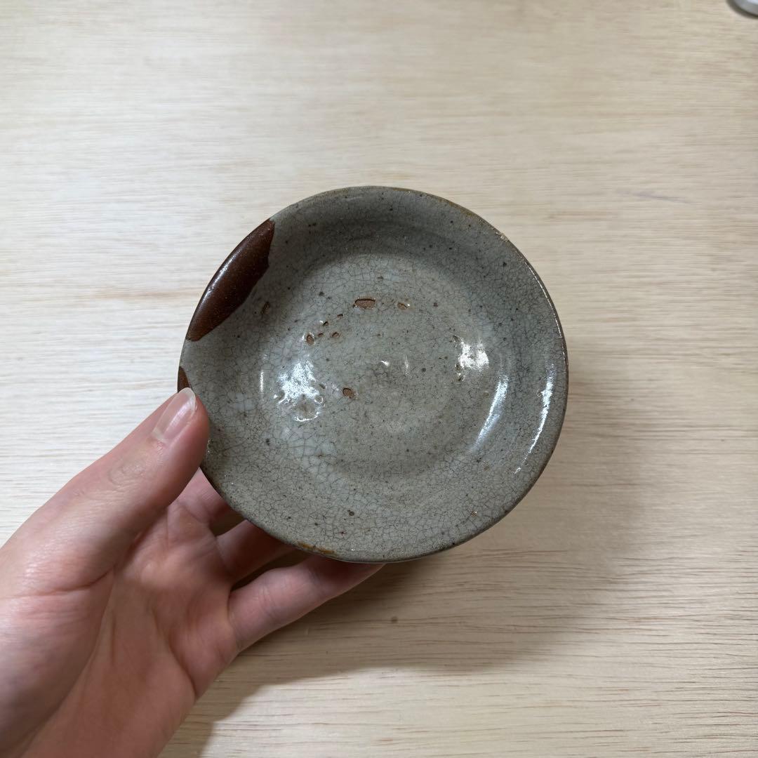 古唐津 無地唐津 小皿 桃山時代 江戸時代 伝世品 古美術 骨董 初期伊万里