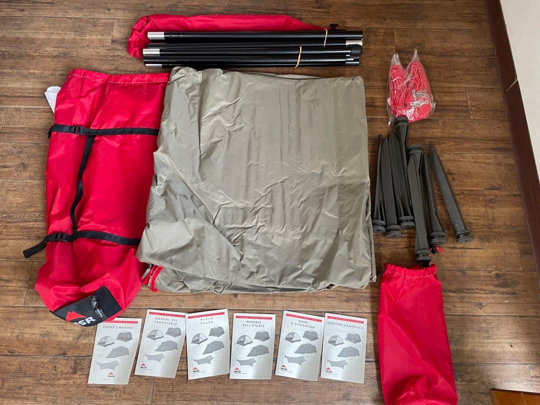 【希少セット】MSRパビリオン（タン）＋アウトフィッター未使用＋ピルツ15