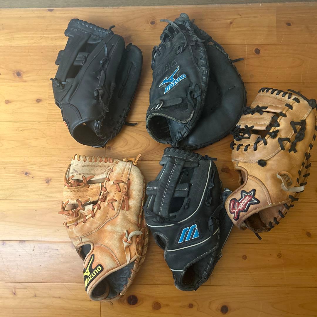 野球、ソフトボール、グローブセット