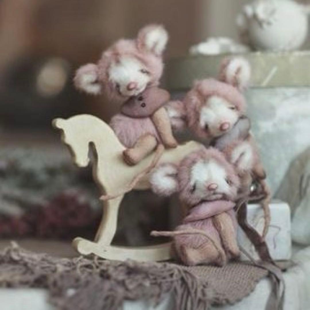 ぬいぐるみ アーティストベア テディベア 海外作家様 気怠うさぎ 兎